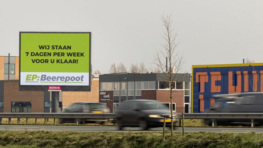 Nieuwe billboards in Hoorn