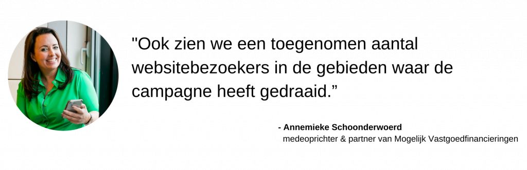 Quote - verhoging websitebezoekers door inzet digitale buitenreclame