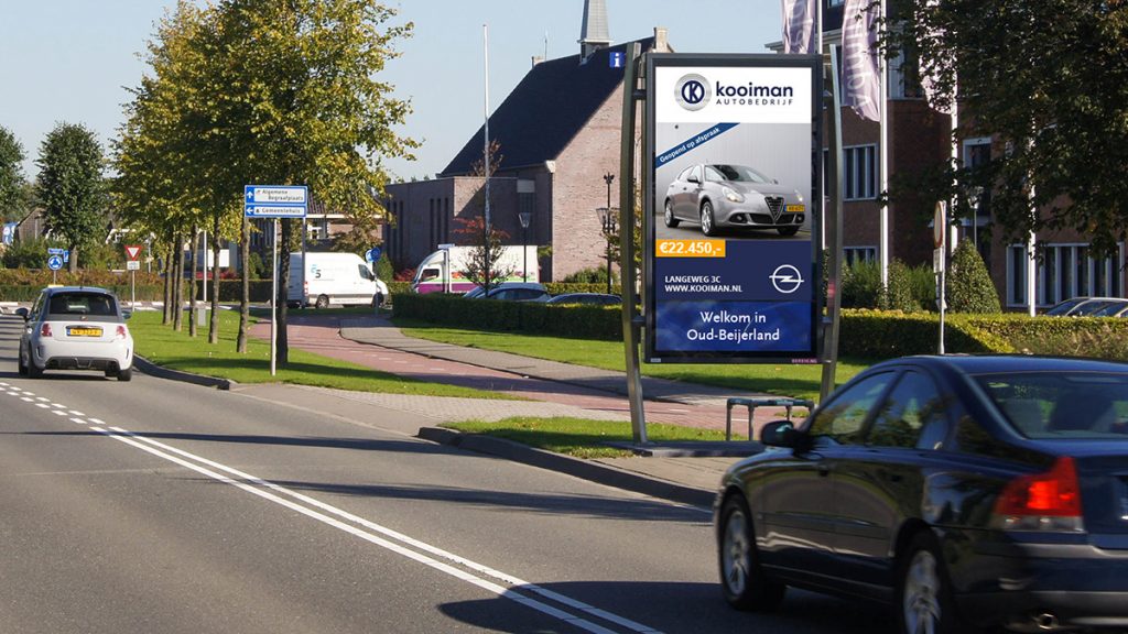 Adverteren in Oud-Beijerland - Autobedrijf Kooiman