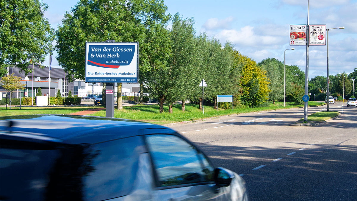 Adverteren in Ridderkerk - Donkerslootweg Voorzand