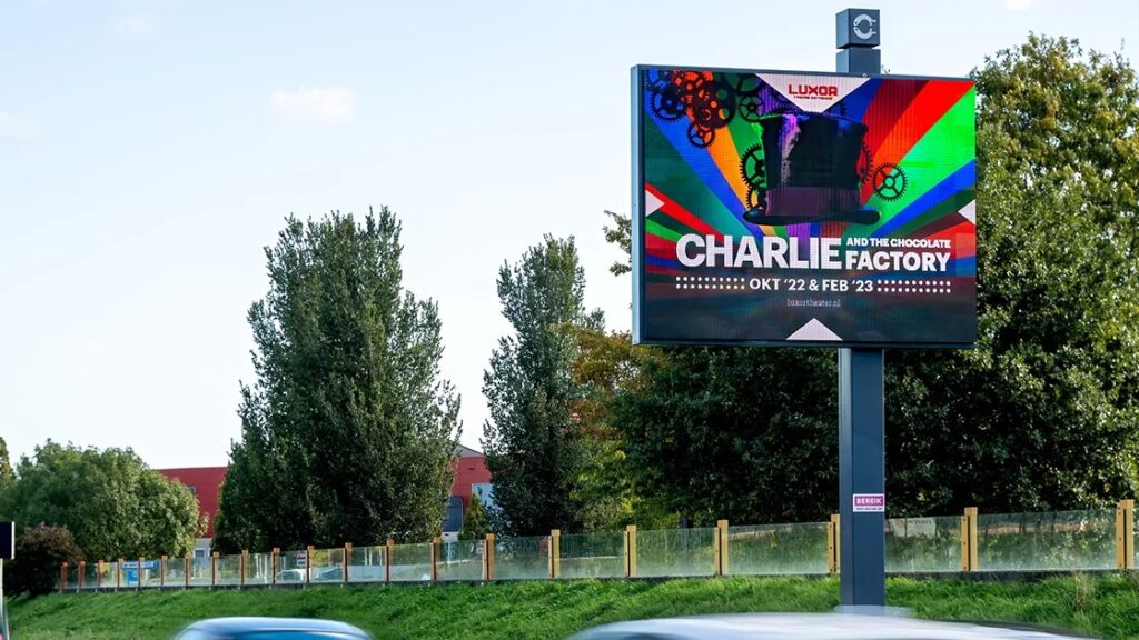 Billboard bij Capelle a.d IJssel Abram van Rijckevorselweg IN