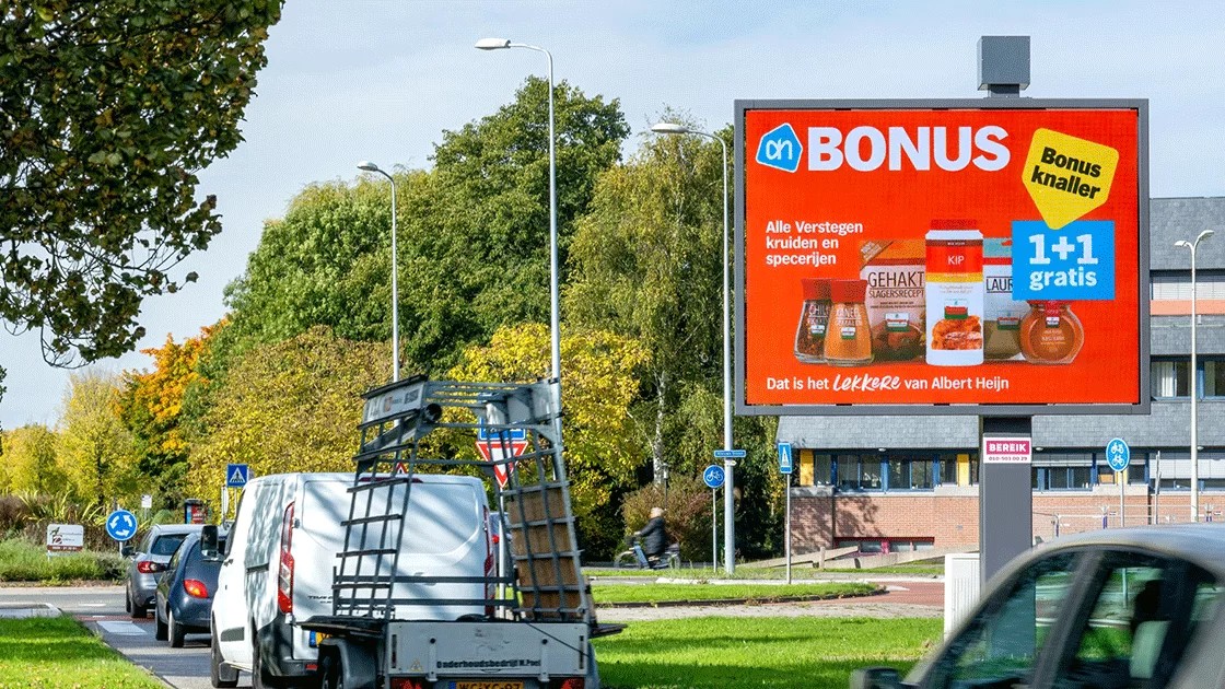 Billboard langs de 070 Hoorn Zwaagmergouw