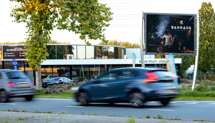 Digital billboard Alblasserdam - Edisonweg 2 - BEREIK