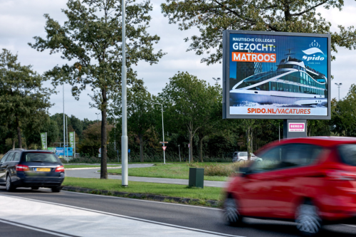Digitale Billboards Hellevoetsluis - Provincialeweg, 8m2