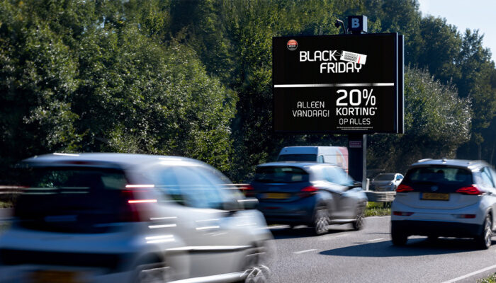 Snelwegreclame huren tijdens de feestdagen