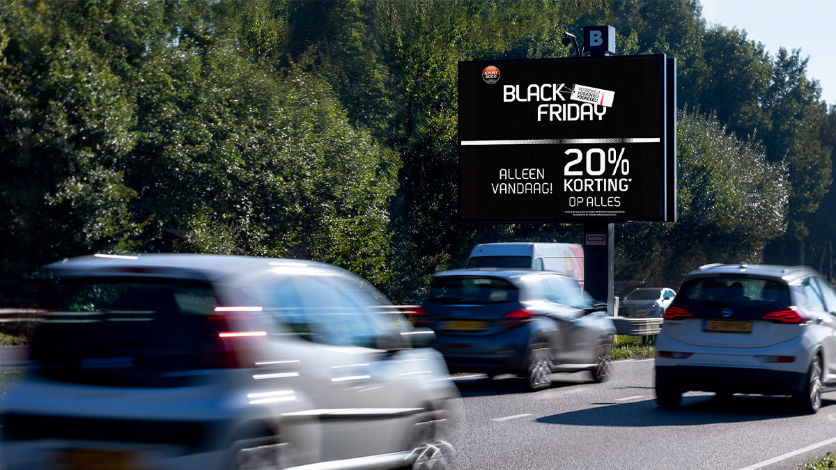 Snelwegreclame huren tijdens de feestdagen