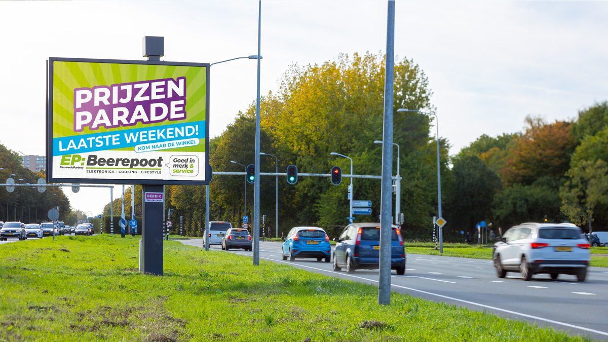 EP:Beerepoot kiest voor digitale buitenreclame met Bereik: “Je wordt gezien en dat is belangrijk”